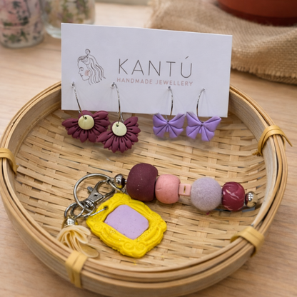 Taller de pendientes y llavero