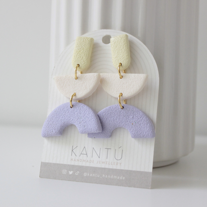 Pendientes Color Block