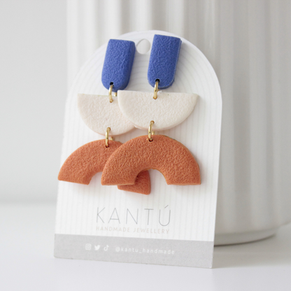 Pendientes Color Block