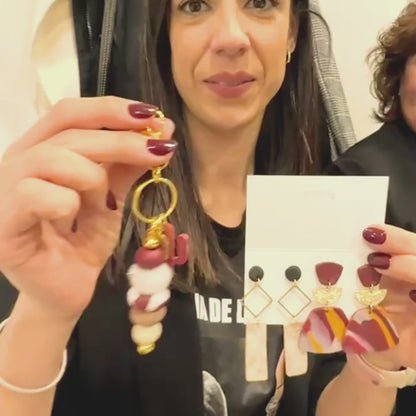 Taller de pendientes y llavero