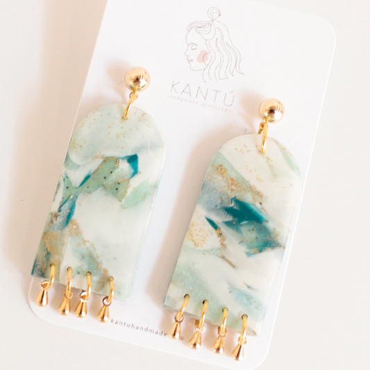 Pendientes Neptuno Vitral