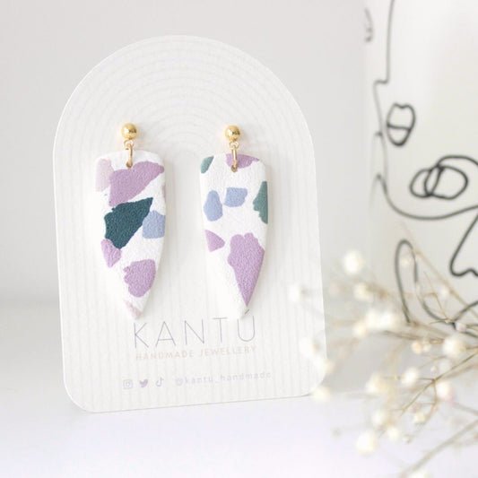 Pendientes Daga Terrazo